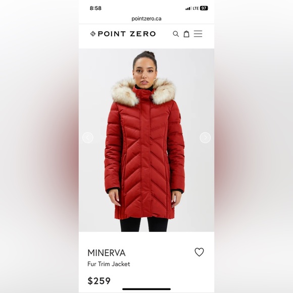 BNWT Point Zero winter jacket - Picture 1 of 5